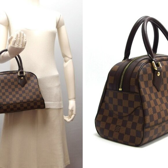LOUIS VUITTON Brown Damier Boston Bag - Picture 3 of 11